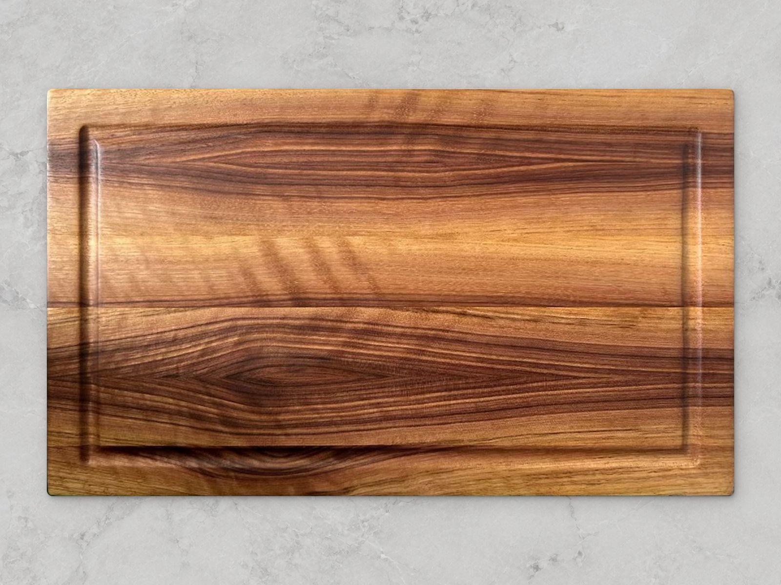 walnut edge-grain with juice groove